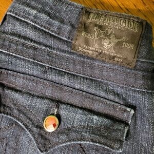 EUC True Religion Blue Jeans Becky Sz 29